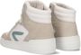 Hub Court-z High Sneakers Leren Sneaker Dames Wit - Thumbnail 3