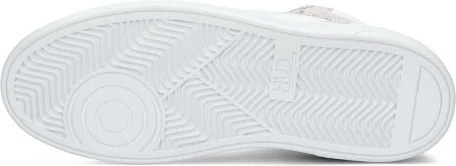 HUB Witte Hoge Sneaker Grip