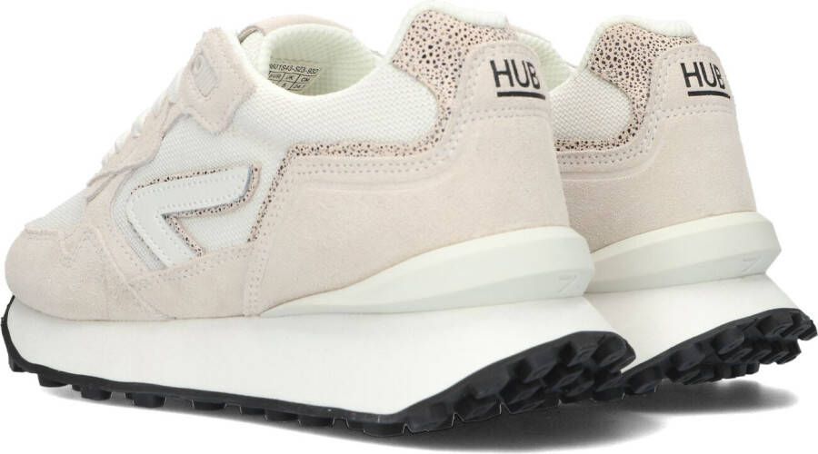 HUB Witte Lage Sneakers Cayenne