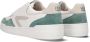 Hub Court-z Men Lage sneakers Leren Sneaker Heren Wit - Thumbnail 4