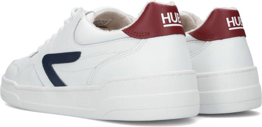 HUB Witte Lage Sneakers Court-z Men