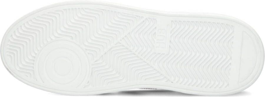 HUB Witte Lage Sneakers Court-z Men