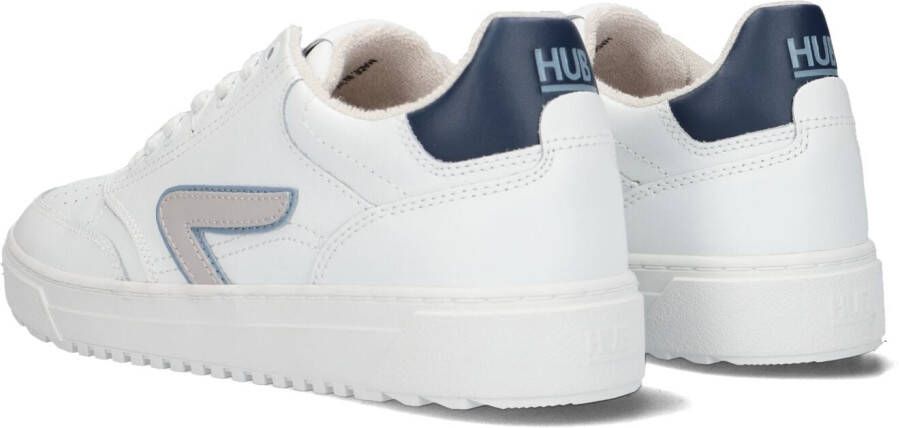 HUB Witte Lage Sneakers Duke