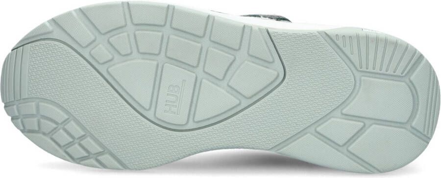 HUB Witte Lage Sneakers Glide Z