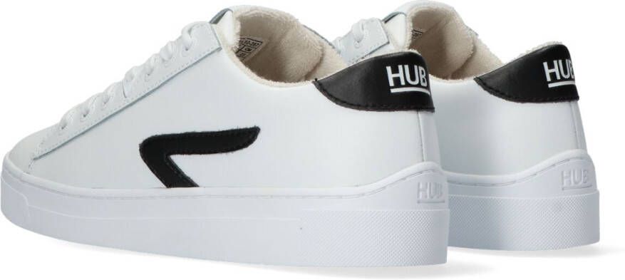HUB Witte Lage Sneakers Hook Lw Z-stitch