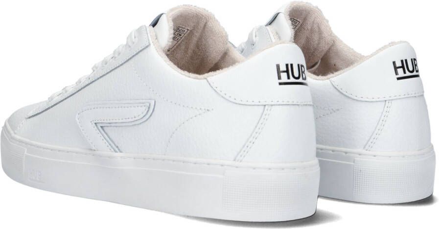 HUB Witte Lage Sneakers Hook-z