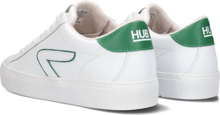 HUB Witte Lage Sneakers Hook-z