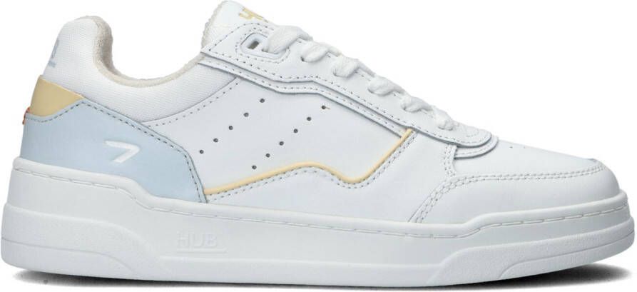 HUB Witte Lage Sneakers Match