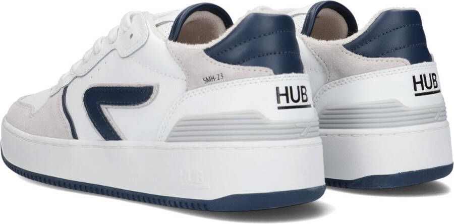 HUB Witte Lage Sneakers SmAsh Heren
