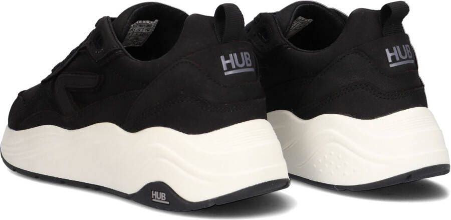 HUB Zwarte Lage Sneakers Glide-w