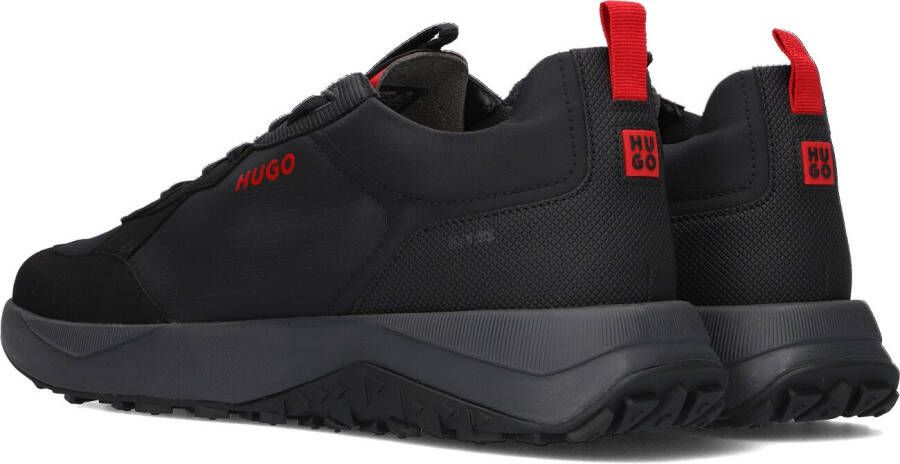 Hugo Zwarte Lage Sneakers Kane Run