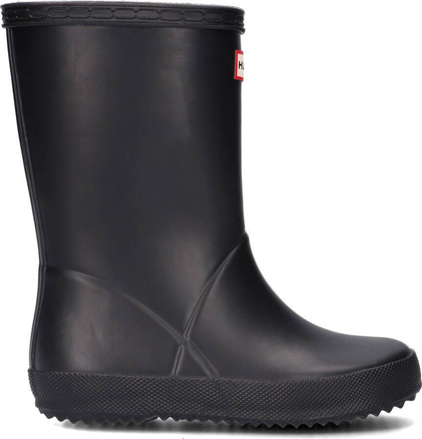 Hunter Zwarte Regenlaarzen Kids First Classic