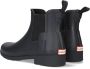 HUNTER Zwarte Regenlaarzen Womens Refined Chelsea - Thumbnail 4