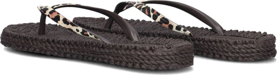 ILSE JACOBSEN Bruine Slippers Cheerful01p
