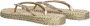 ILSE JACOBSEN Teenslippers Dames Cheerful03 Maat: 39 Materiaal: Rubber Kleur: Goud - Thumbnail 9