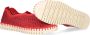 Ilse Jacobsen Instappers Dames Instapschoenen Damesschoenen Canvas Tulip 3275 Rood - Thumbnail 8