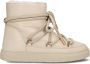 INUIKII Enkellaarsjes Dames Outdoor Snowboots Damesschoenen Leer Full Leather Beige - Thumbnail 6