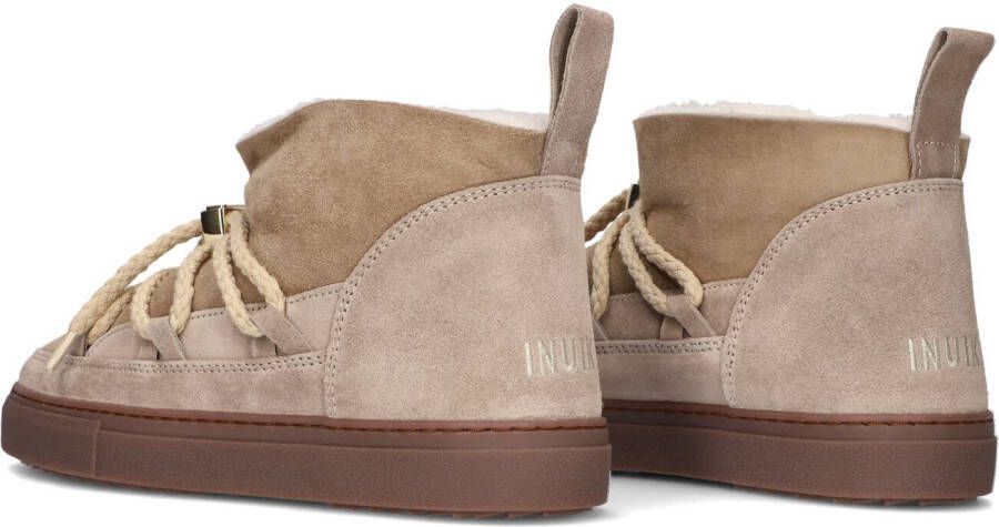 INUIKII Beige Vachtlaarzen Classic Low