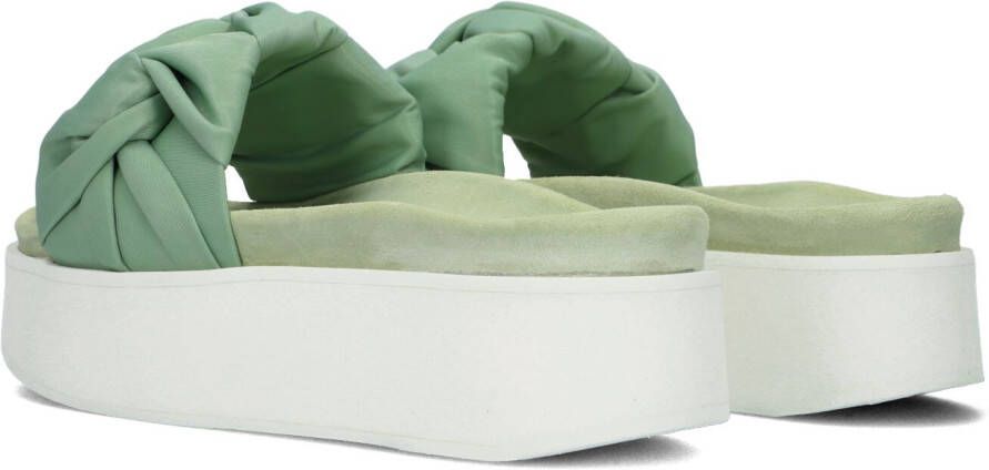 INUIKII Groene Slippers Fjord Flower Platform