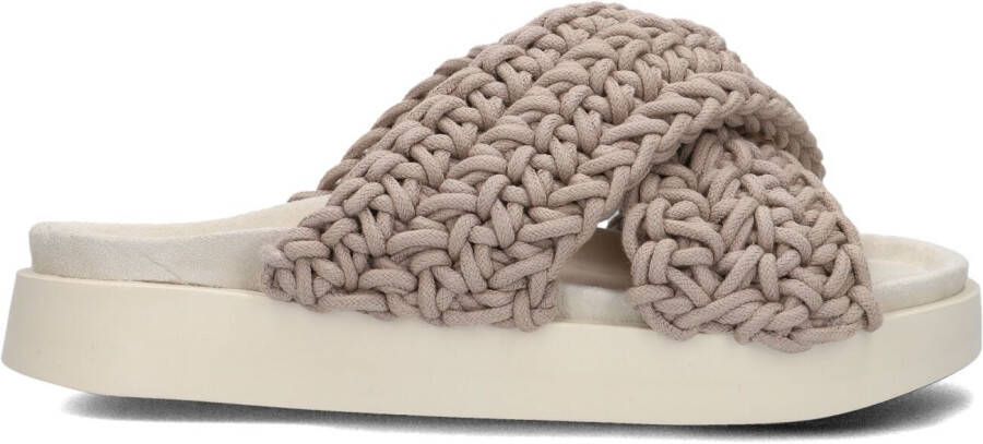 Inuikii Taupe Slippers Woven