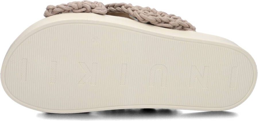 Inuikii Taupe Slippers Woven