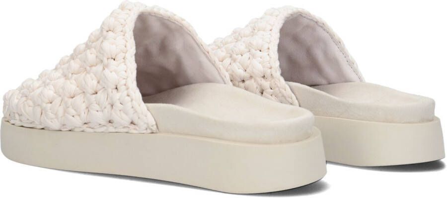 INUIKII Witte Muiltjes Knitted Clog