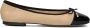 Inuovo Beige Ballerina met Elastische Strik Beige Dames - Thumbnail 3