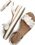 Inuovo Beige Ruffle Sandalen Stijlvol Zomer Beige Dames - Thumbnail 7