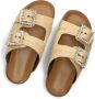Inuovo 396027 Slippers Dames Beige - Thumbnail 6
