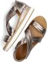 Inuovo Bronzen Leren Sandalen Stijlvol Model Brown Dames - Thumbnail 7