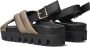 Inuovo Trendy Dad Sandalen met Unieke Look Brown Dames - Thumbnail 3