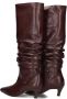 Inuovo B94009 Laarzen Leer Dames Bruin - Thumbnail 3