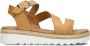 Inuovo Bruine Leren Sandalen Stijlvol Comfortabel Brown Dames - Thumbnail 4