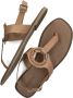 Inuovo Bruine Leren Sandalen Stijlvol Comfortabel Brown Dames - Thumbnail 7