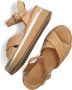 Inuovo A98004 Sandalen Met Sleehak Dames Bruin - Thumbnail 6