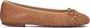 Inuovo Camelgevlochten Ballerina's Brown Dames - Thumbnail 4