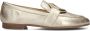 Inuovo Gouden Leren Loafers voor Vrouwen Yellow Dames - Thumbnail 4