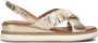 Inuovo Gouden Leren Sandalen Stijlvol Model Yellow Dames - Thumbnail 4