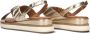 Inuovo Gouden Leren Sandalen Stijlvol Model Yellow Dames - Thumbnail 5