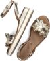 Inuovo 113061 Sandalen Met Sleehak Dames Goud - Thumbnail 6