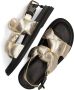 Inuovo Gouden Leren Sandalen B12010 Yellow Dames - Thumbnail 7
