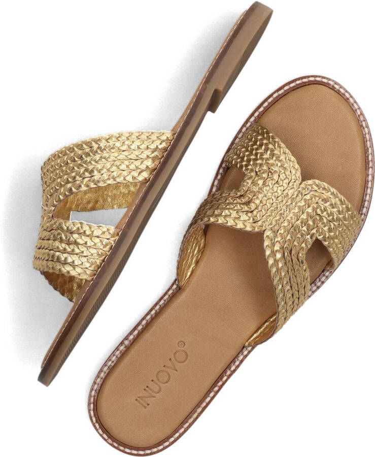 INUOVO Gouden Slippers B09015