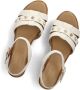 Inuovo 123124 Sandalen Met Sleehak Dames Wit - Thumbnail 6