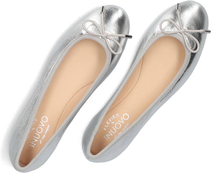 INUOVO Zilveren Ballerina's B16003