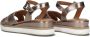 Inuovo Zilveren Leren Gekruiste Band Sandalen Gray Dames - Thumbnail 5