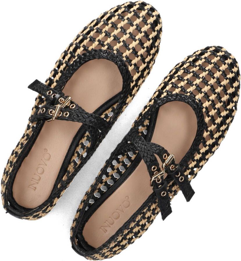 INUOVO Zwarte Ballerina's D47001