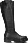 Inuovo Elegante Zwarte Leren Laarzen Black Dames - Thumbnail 4