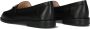 Inuovo Zwarte leren loafers B01002 Black Dames - Thumbnail 5