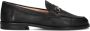 Inuovo Zwarte Leren Loafers B01004 Black Dames - Thumbnail 4
