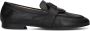 Inuovo Zwarte Leren Loafers voor Dames Black Dames - Thumbnail 4